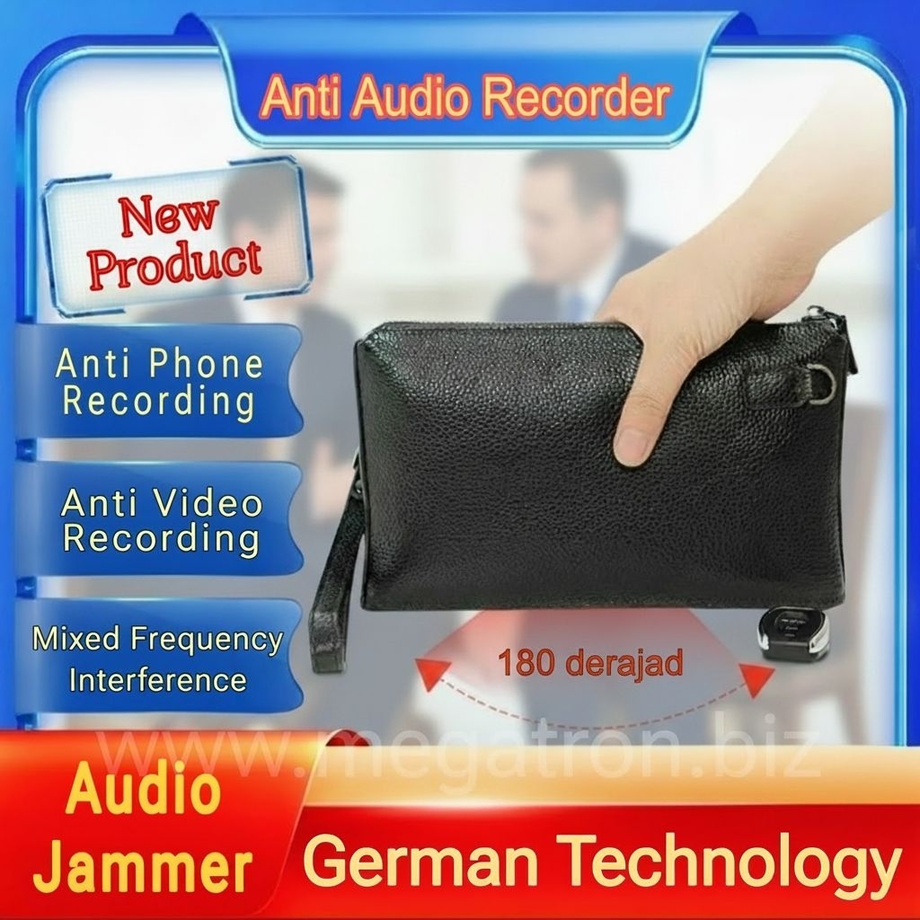 Anti Voice Recording model Tas - Pengacak Suara Rekaman (180 derajad)