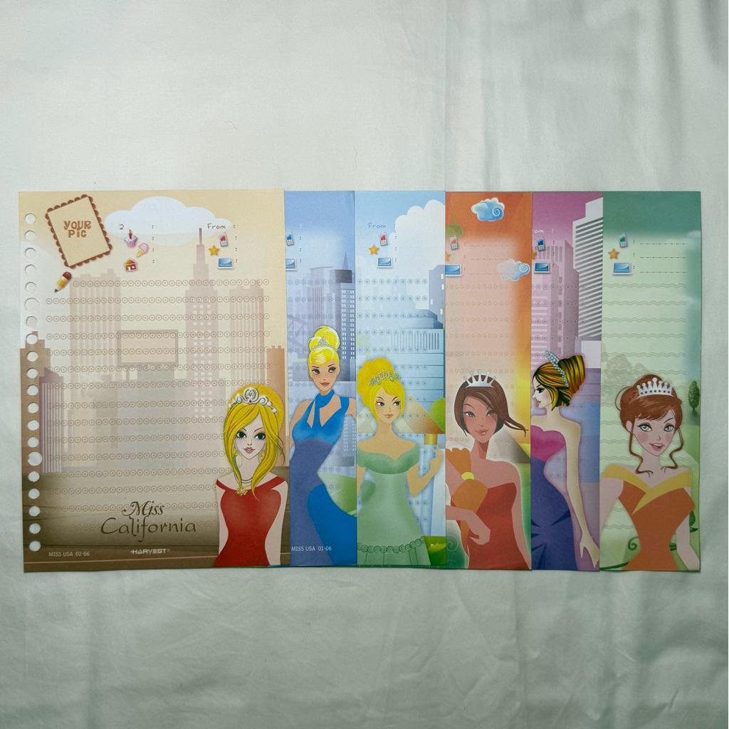 Vintage Binder Coquette / Kertas Orji / File Harvest Miss Series / Seri Langka / Limited Edition