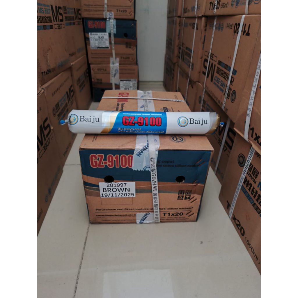 SEALANT_SILIKON_1DUS_NETRAL_GZ9100_COKLAT_SOSIS_SILICONE