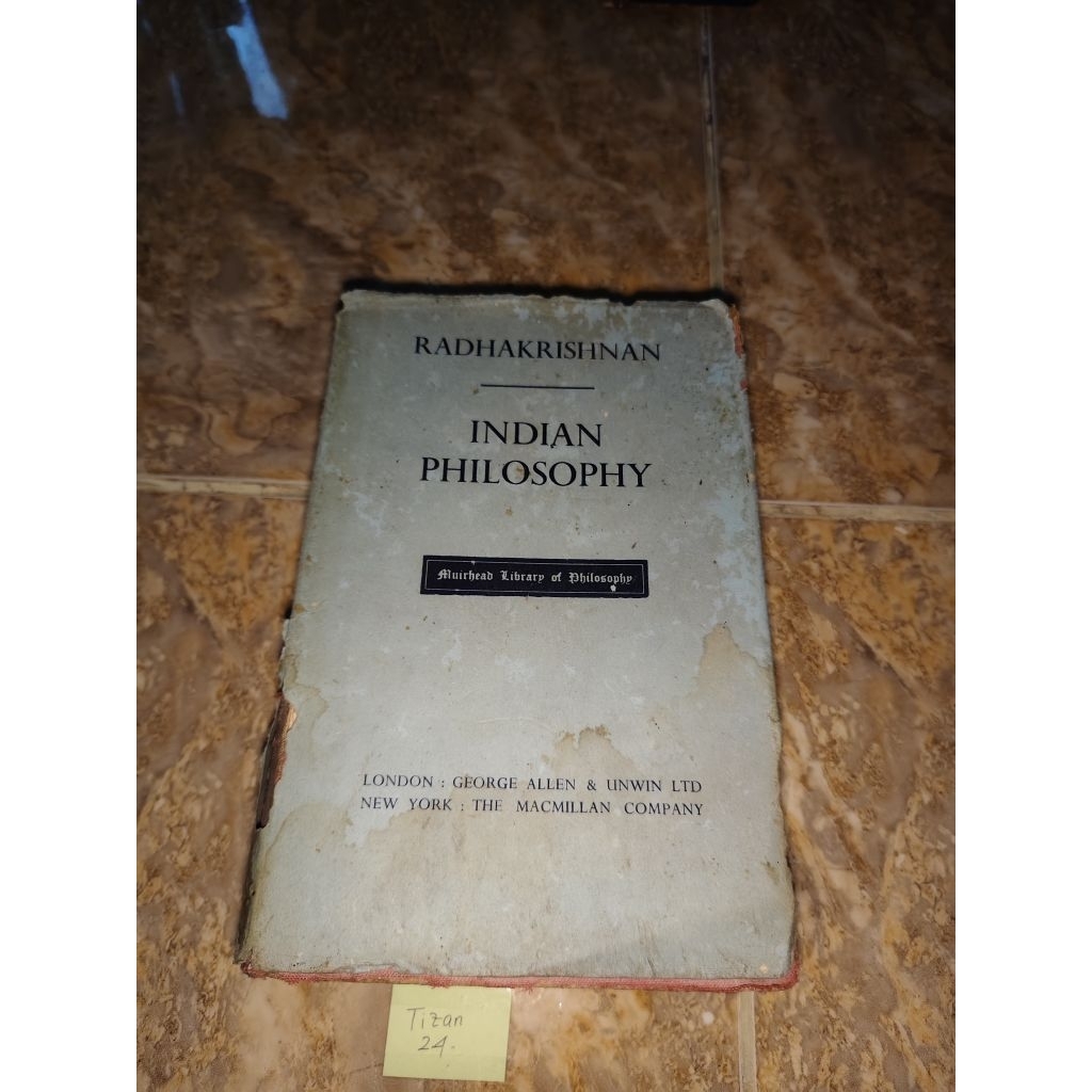 Buku Indian Philosophy - Radhakrishnan