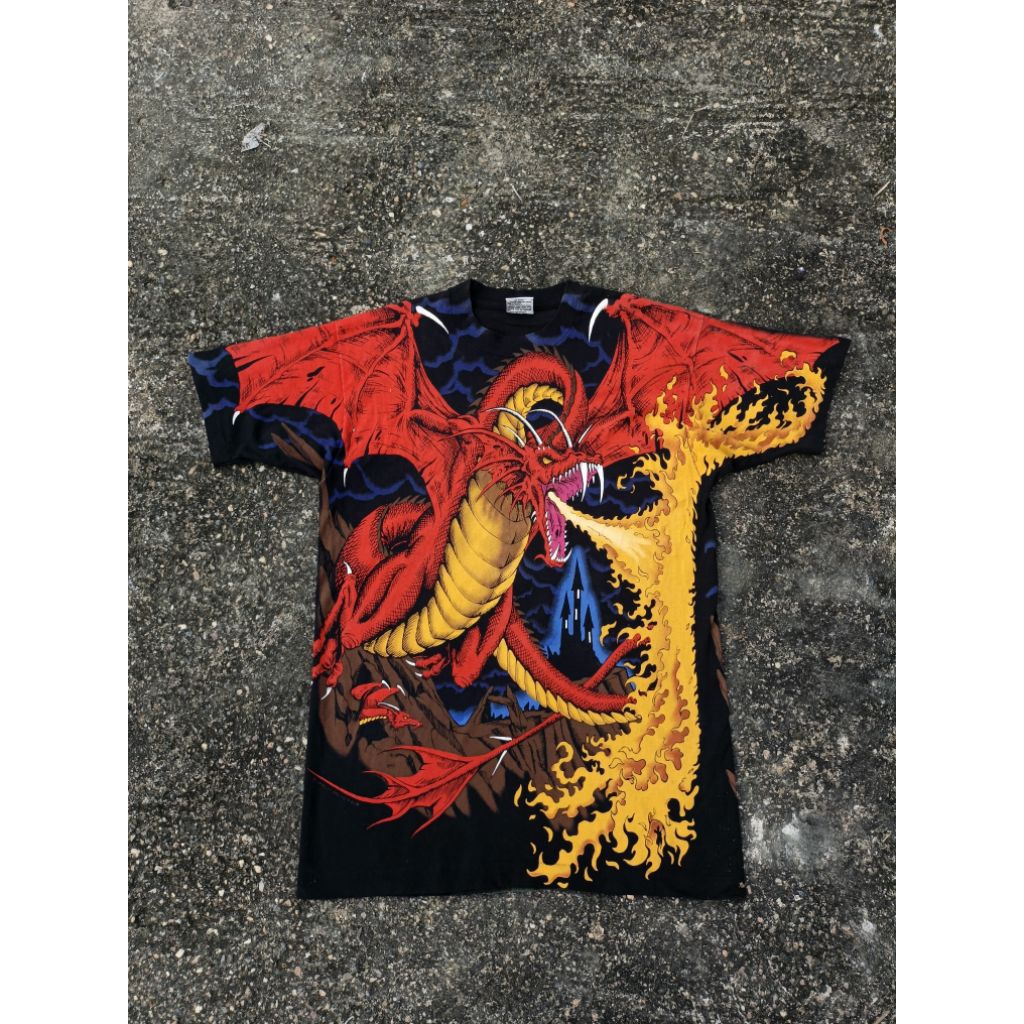 KAOS VINTAGE DRAGON DUEL LIQUID BLUE 1994