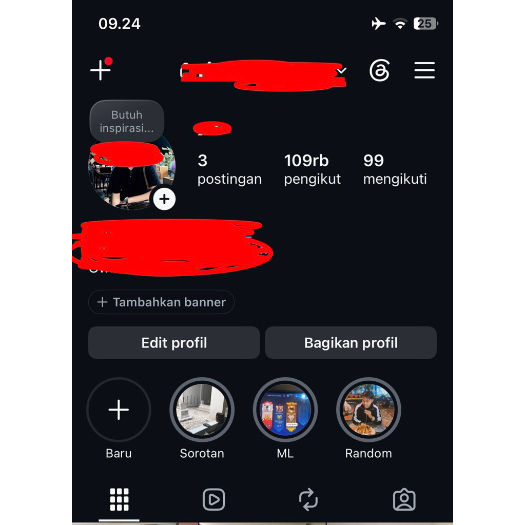 Akun instagram 100k followers