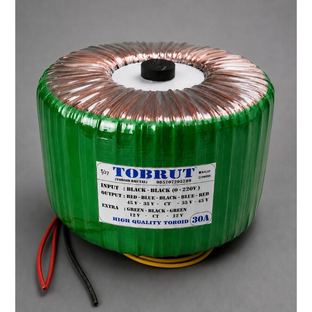 TRAFO TOROID 30A 35V-45V MURNI VERSI 3U.