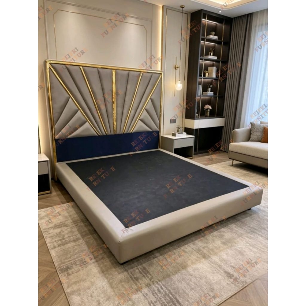 Divan Sandaran Elite Modern Minimalis Oscar Grey