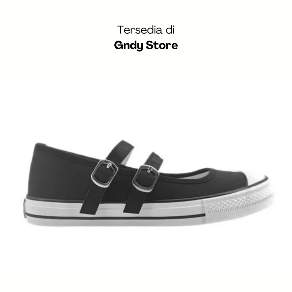 Sepatu Slip On Wanita Airwalk Emma AIWXF251014B Black White Women