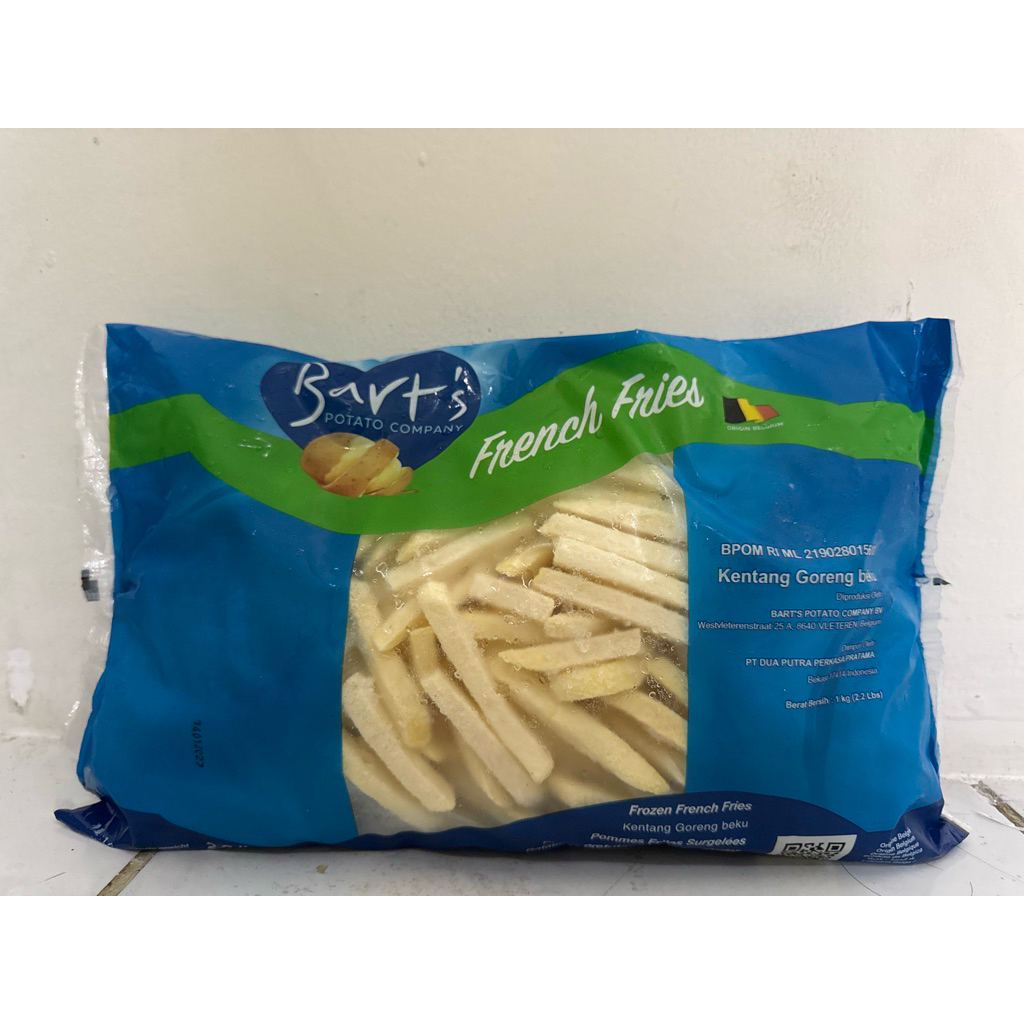 Kentang Goreng Beku Shoestring Barts 1kg - Praktis untuk Snack Keluarga
