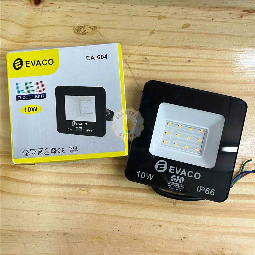 Lampu Sorot LED Evaco 10Watt // Lampu Tembak LED Evaco 10Watt