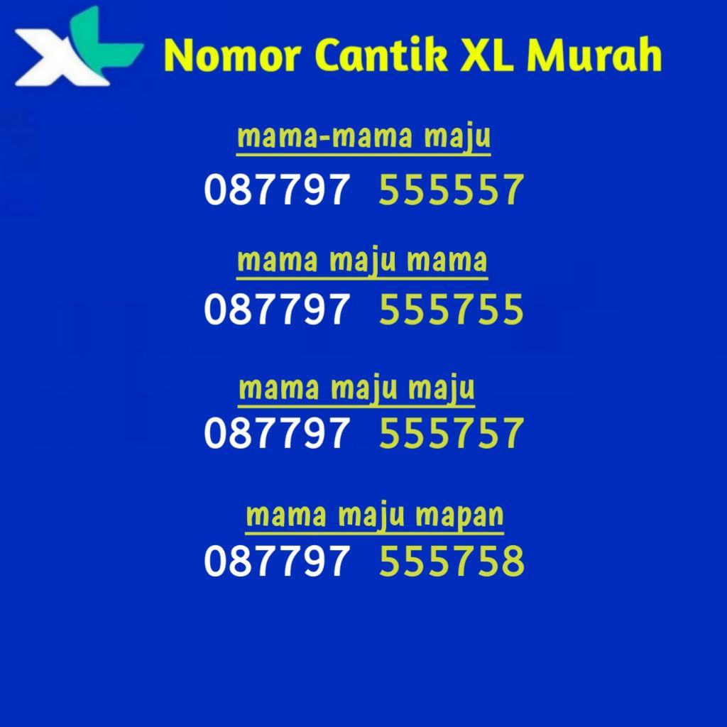 Nomor Cantik, Nomer Cantik, Nocan Kartu Perdana XL, Perdana XL/AXIS Reguler Murah