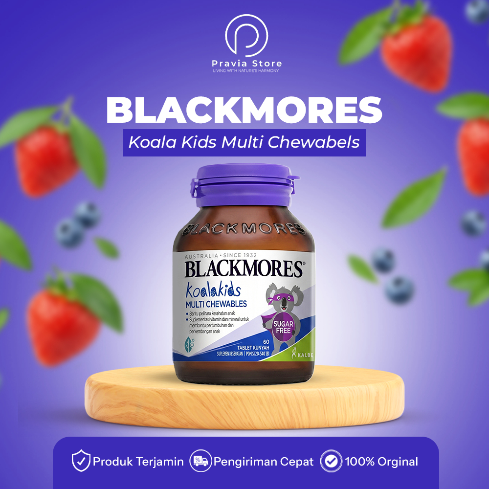 PRAVIA STORE | Blackmores Koala Chewable Multi Original Import | Multivitamin Anak Rasa Enak, Vitami
