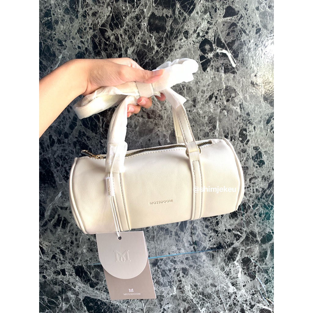 Mossdoom theana shoulder bag (tas) beige white