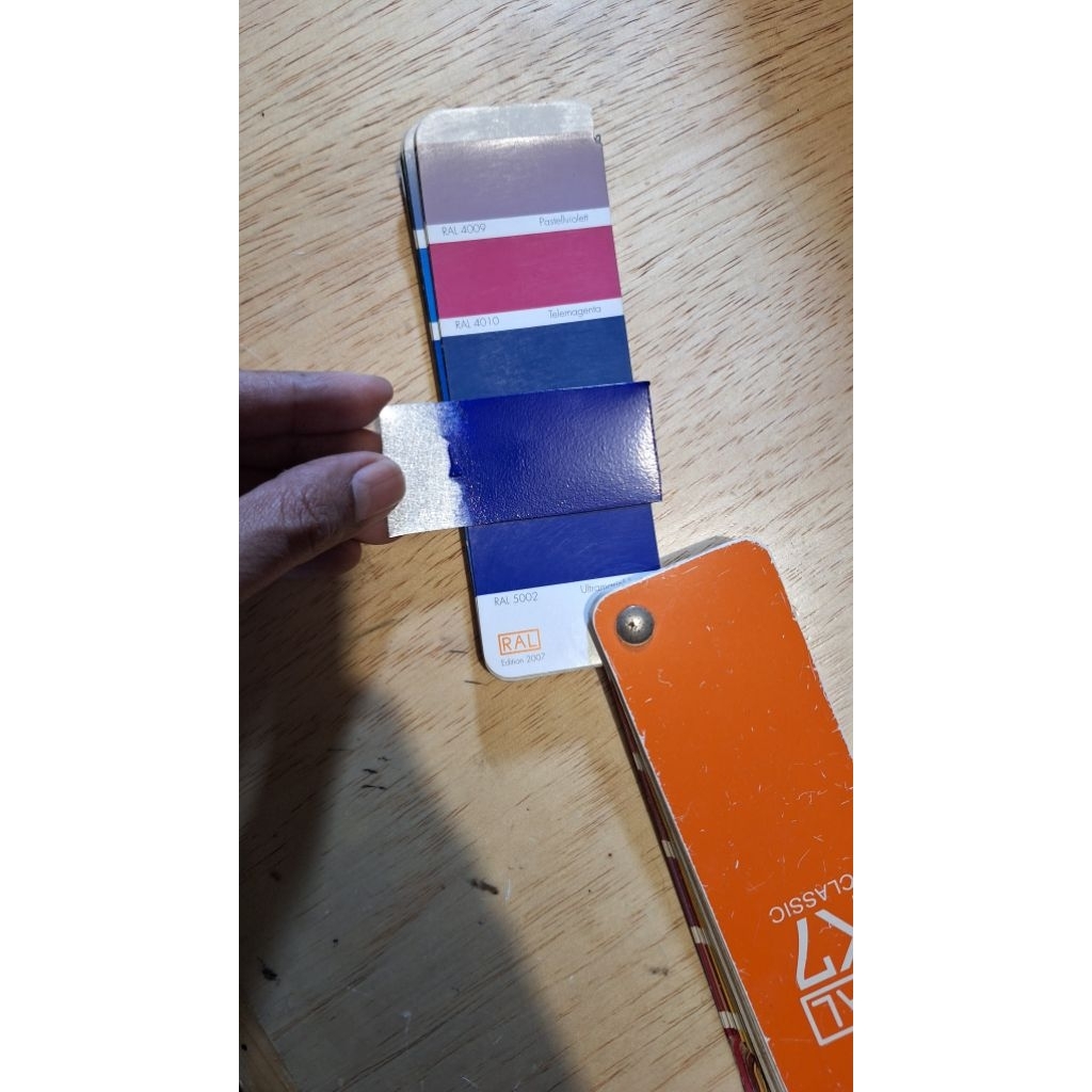 Cat bubuk Powder Coating Biru RAL 5002 Gloss