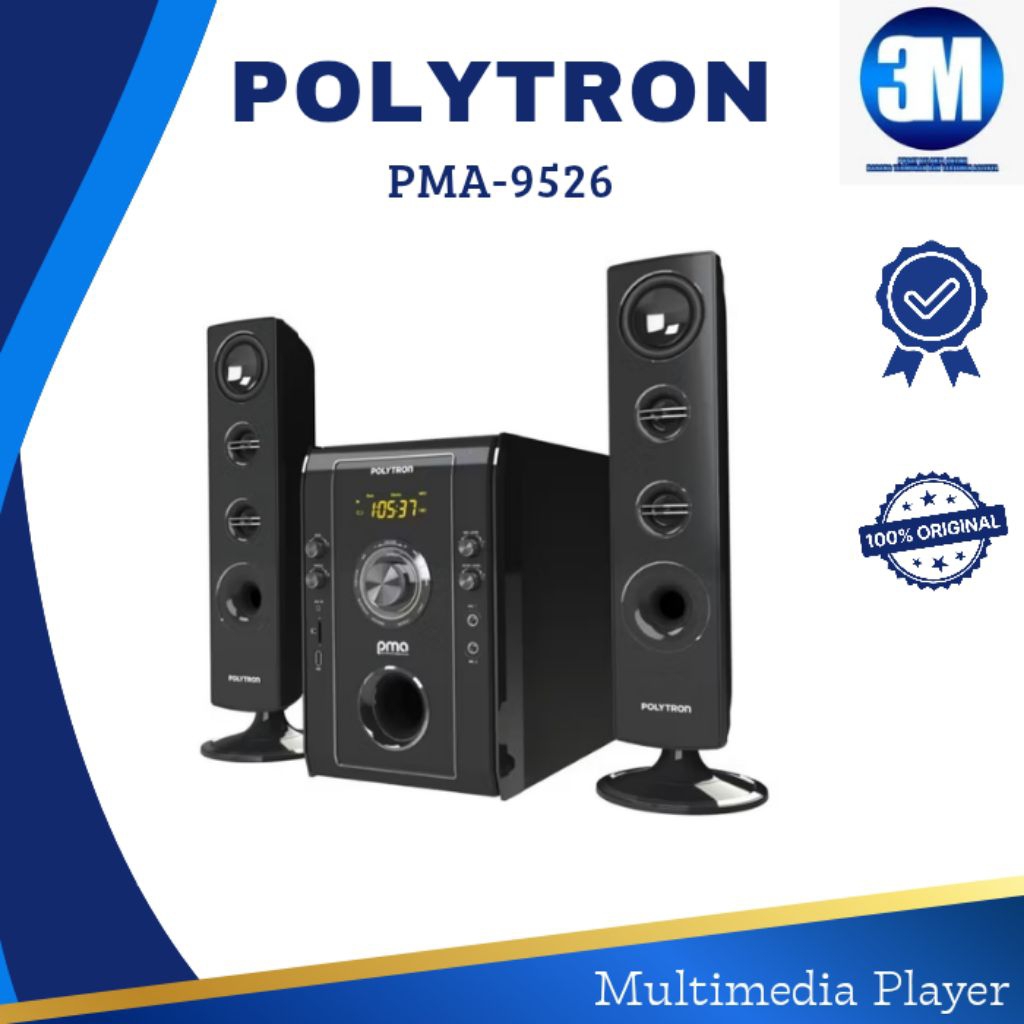 SPEAKER POLYTRON PMA 9506 / 9526 GARANSI RESMI | SPEAKER PMA 9506 / 9526 | SPEAKER BASS BLUETOOTH | 