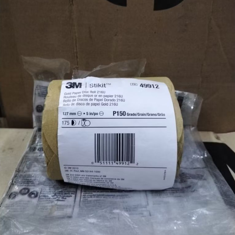amplas 3M Cubitron stikit gold paper disc 216U