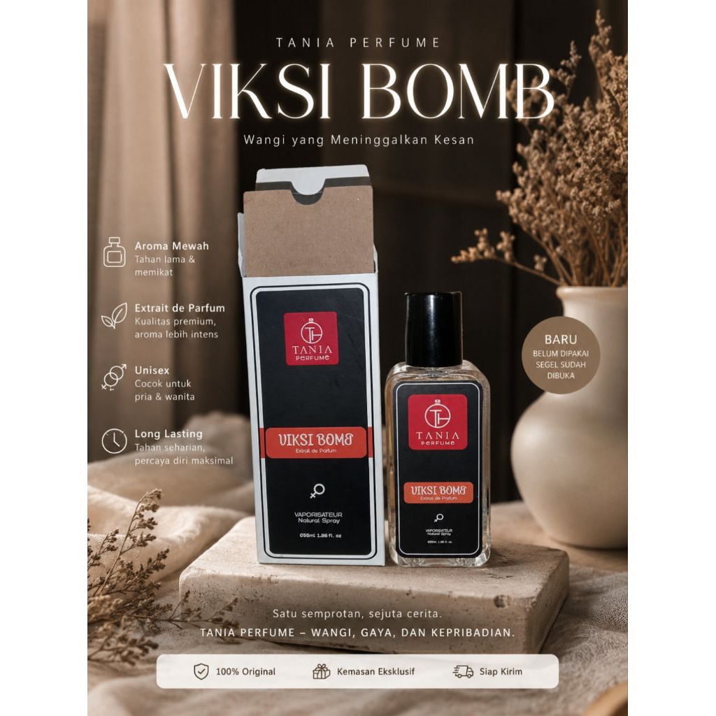 Preloved New_Tania Parfum 55ml Viksi bomb