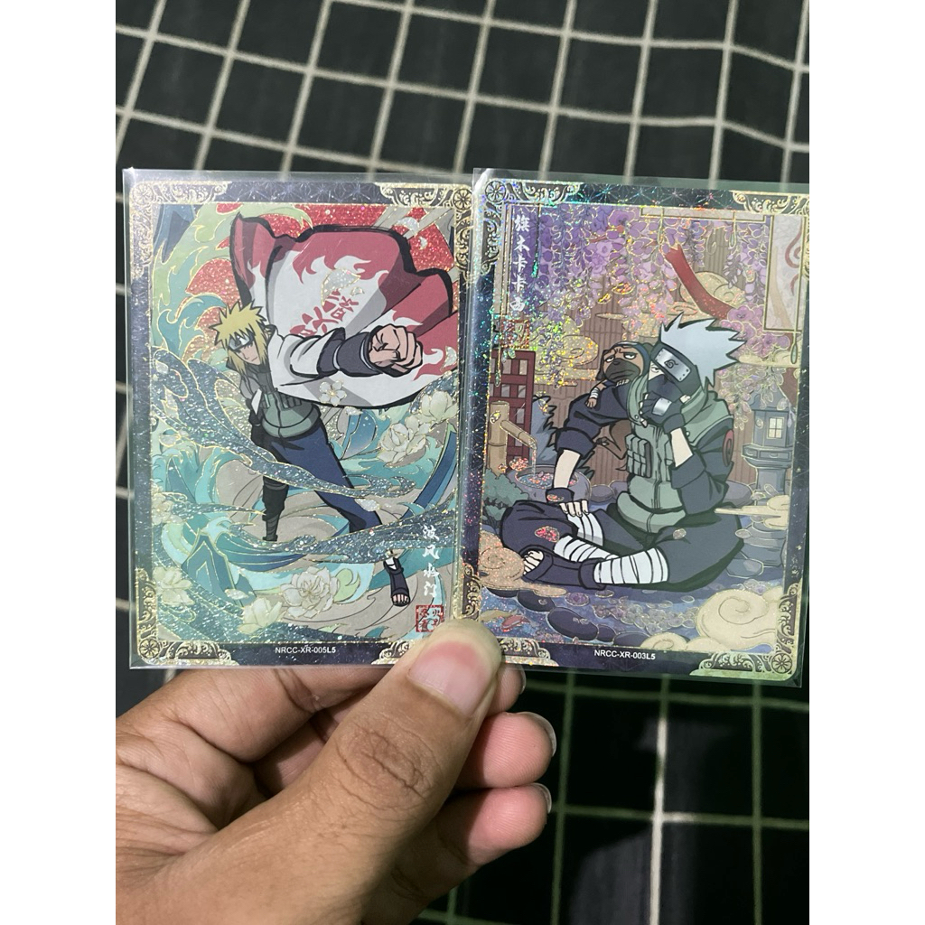 Kartu Naruto Kayou XR MINATO & KAKASHI
