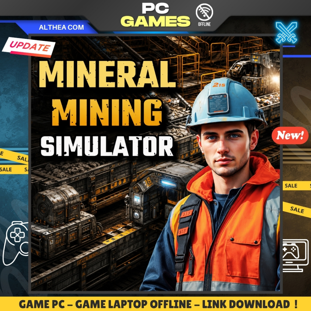 MINERAL MINING SIMULATOR - SIMULATION - MINING - MANAGEMENT - GAME PC / LAPTOP - OFFLINE
