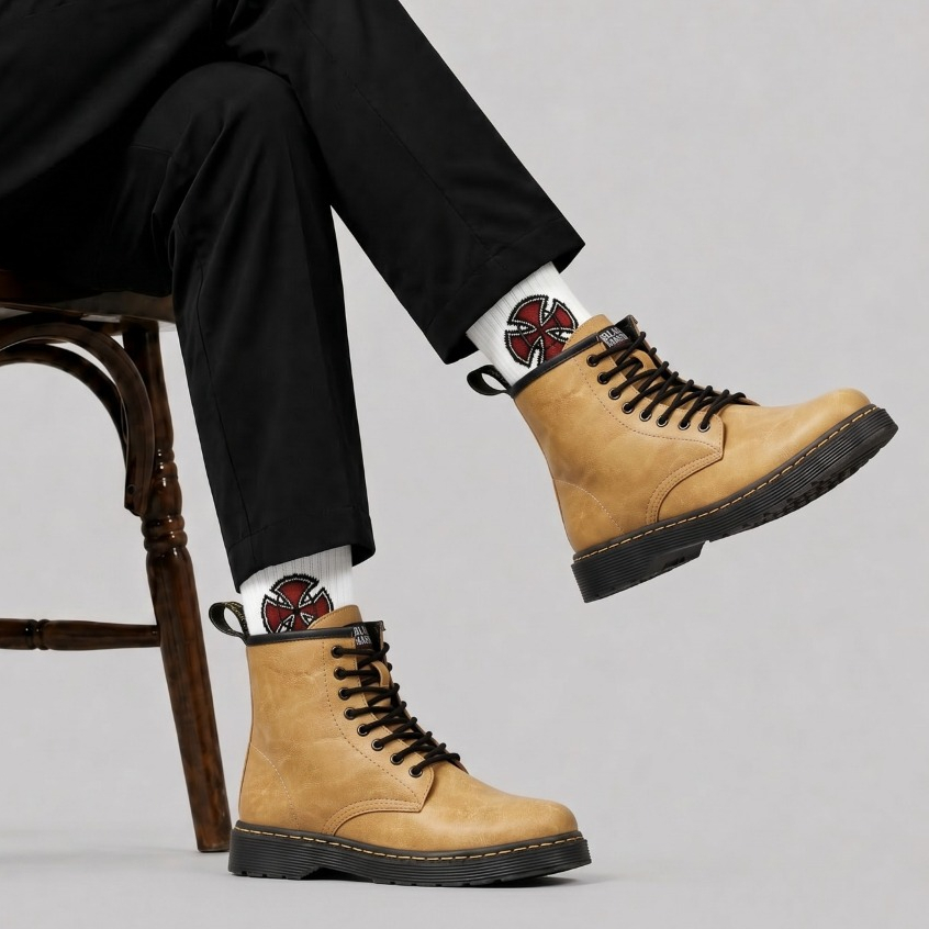 Speatu Pantofel Boots Docmart Pria -JAGAT