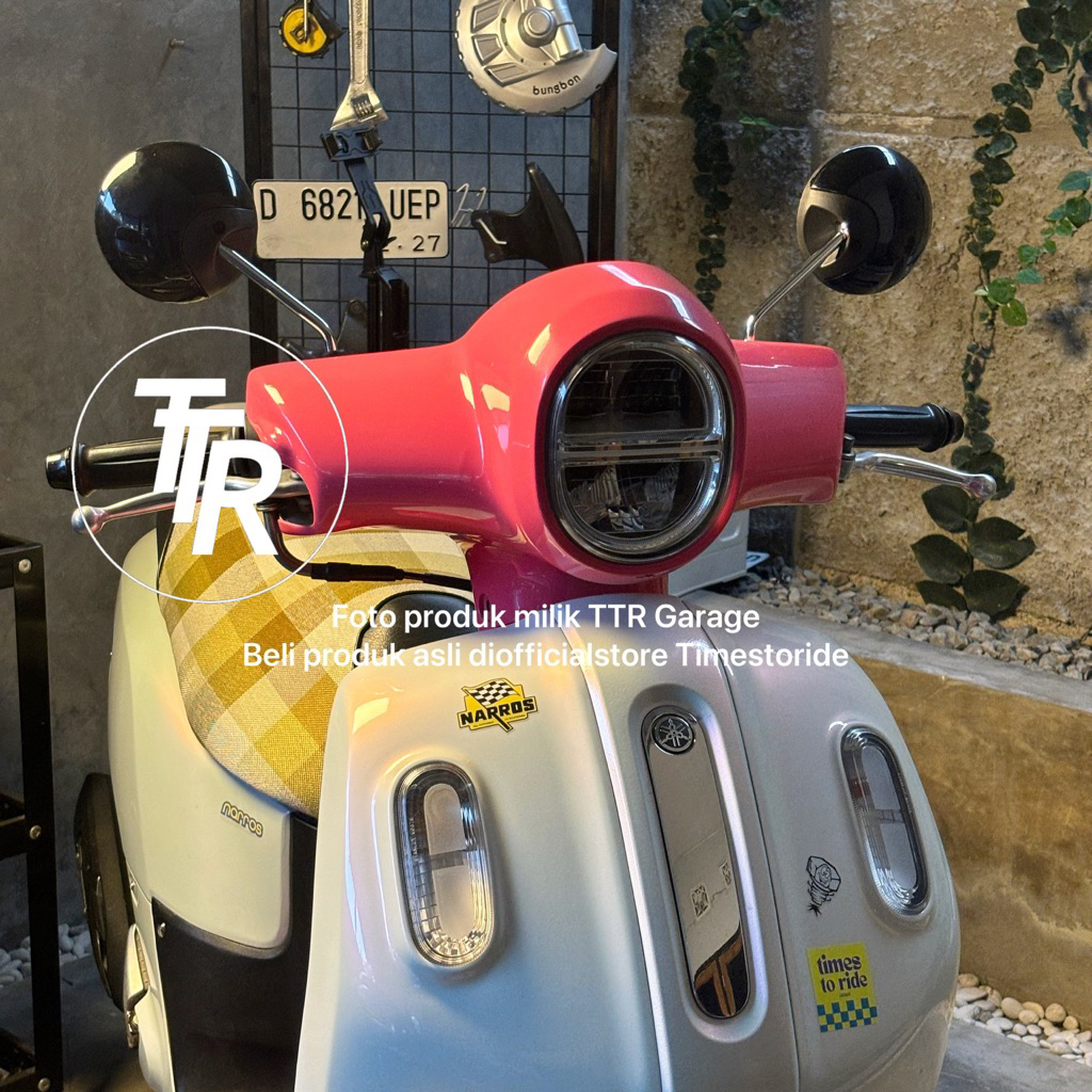 Spion yamaha fazzio model bulat kaca cembung | spion fazzio bulat | Spion fazzio cembung