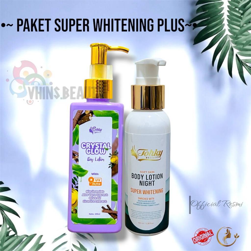 PAKET SUPER WHITENING PLUS LOTION TOHKY