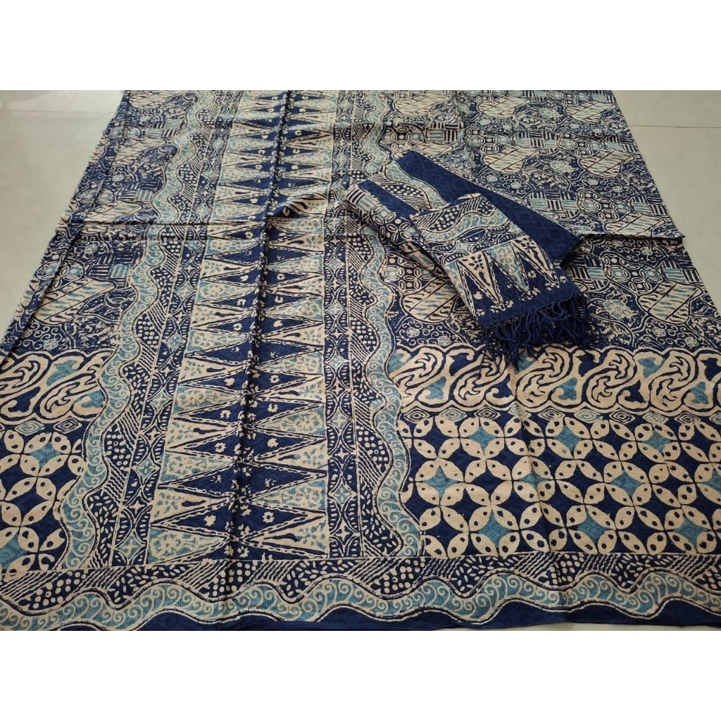 Kain batik cirebon khas trusmi batik fariza doby dobi dobby cap tulis sarimbit couple termurah 01