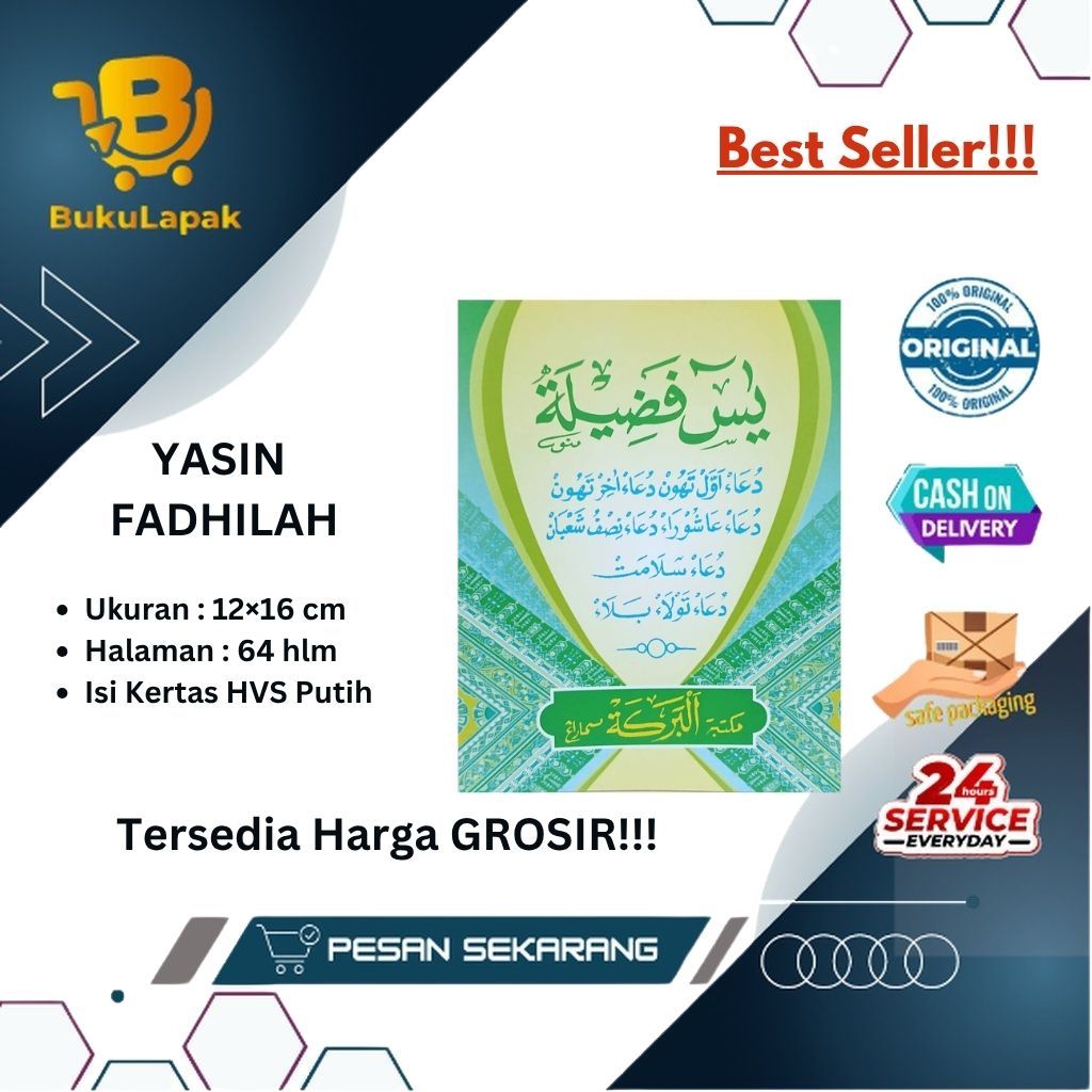 (Khusus Grosir) Yasin Fadilah Kecil Full Arab - Yasin Fadhilah Arab Saku