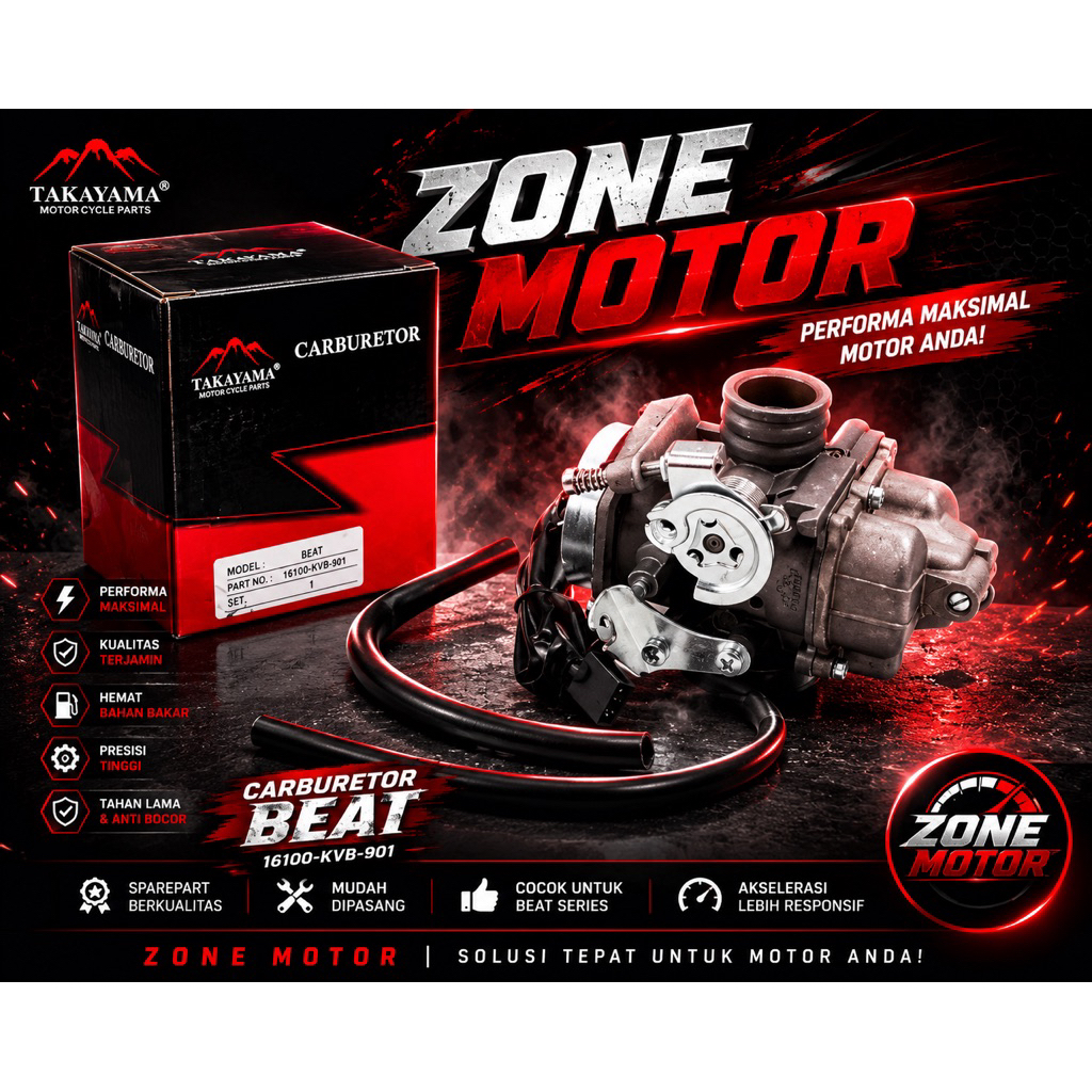 Takayama KARBURATOR tipe motor BEAT