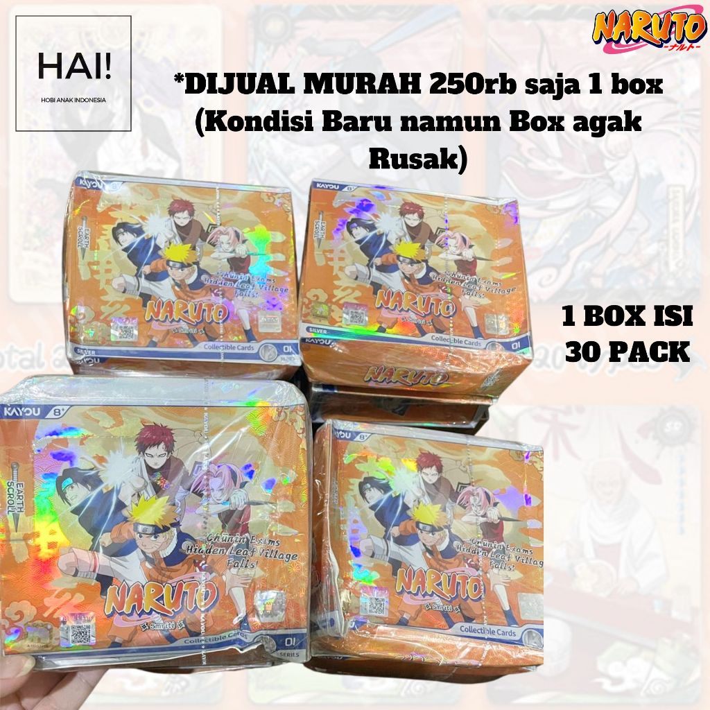 Kartu Naruto Smriti Kayou Collectible Card Booster Box