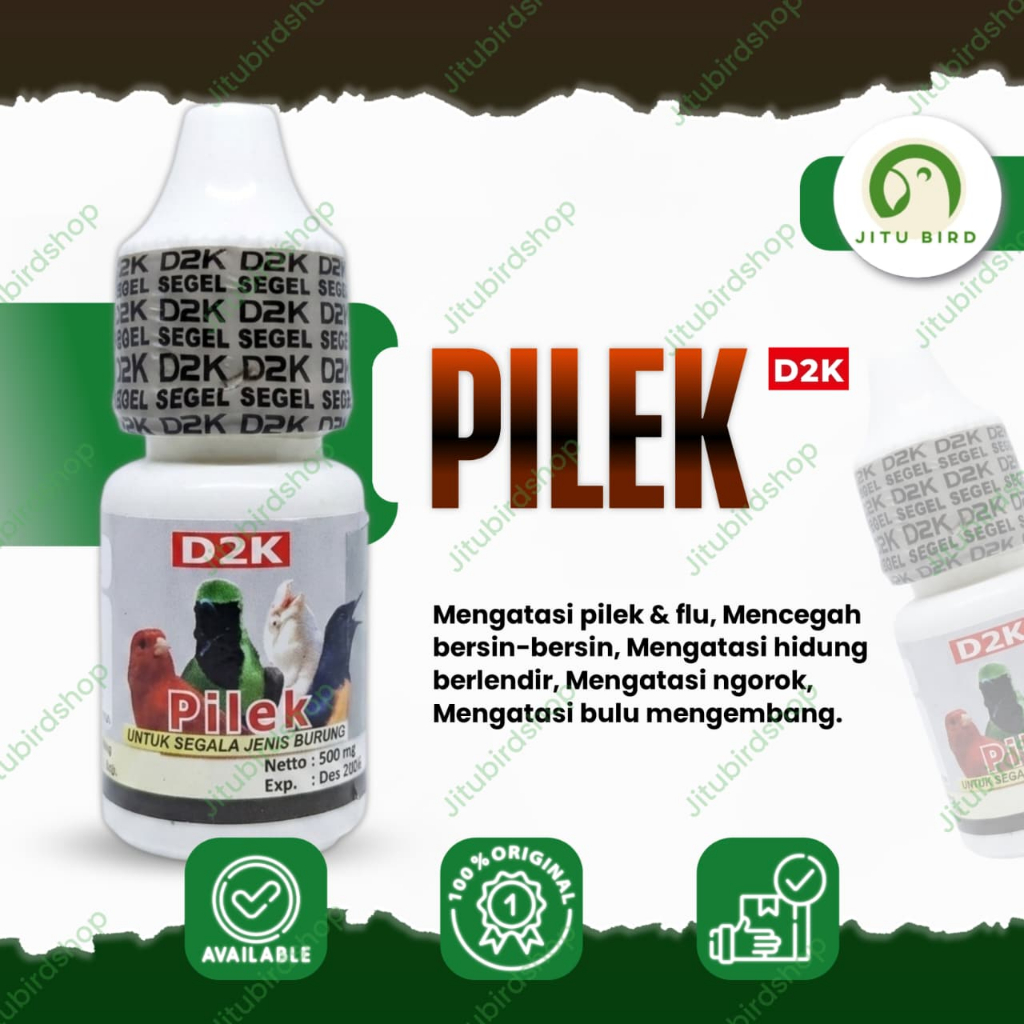 Pilek D2k Obat Burung Sakit Pilek Hidung Berlendir Ngorok Bulu Ngembang