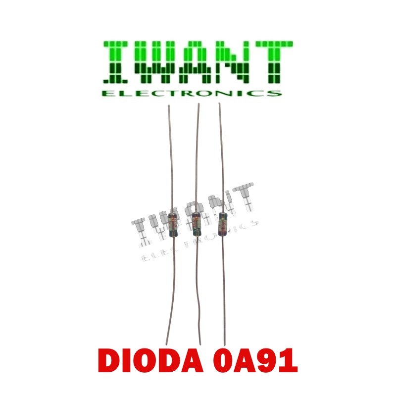 DIODA OA91 GLAS TUBE DIODE OA91 GERMANIUM DIODA