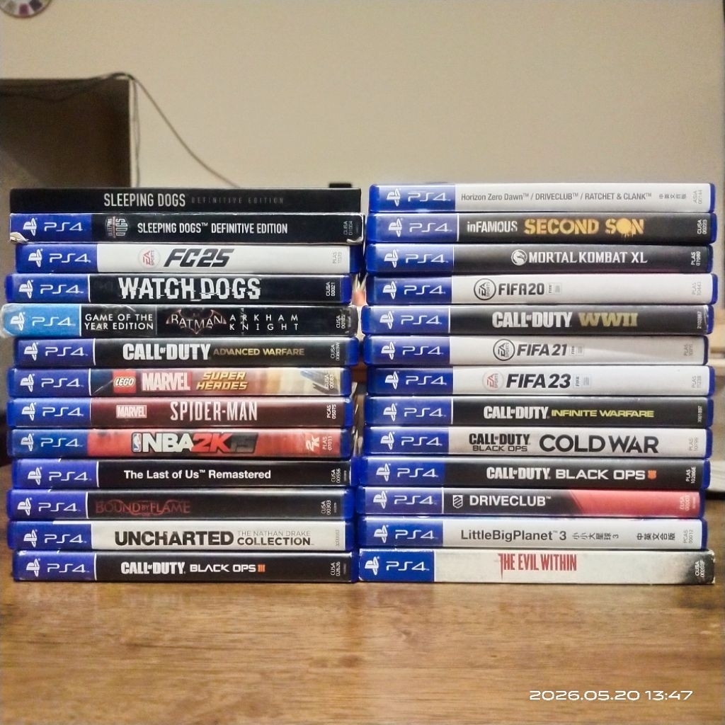 game ps4 bd playstation 4 borongan 25pcs game