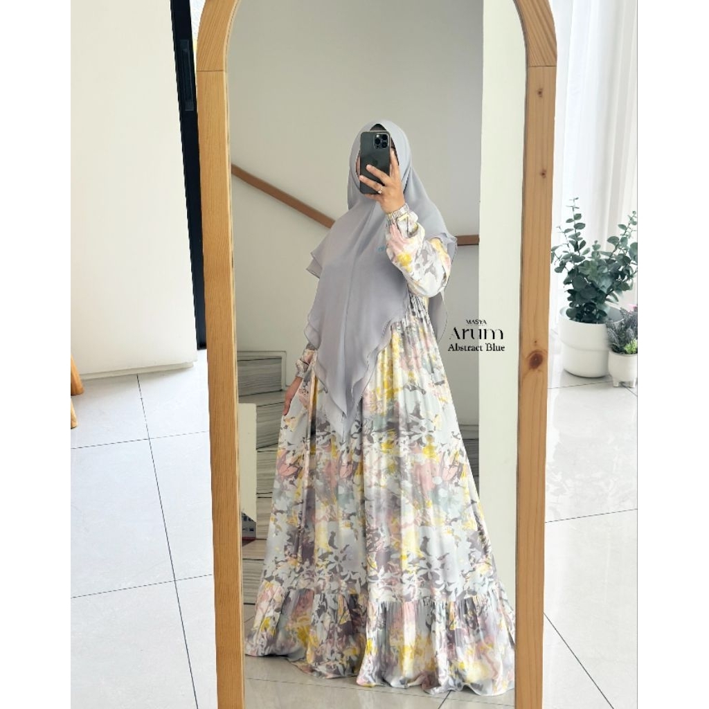 MASYA/Dress arum by Masya/Dress only/Dress terbaru/Dress premium