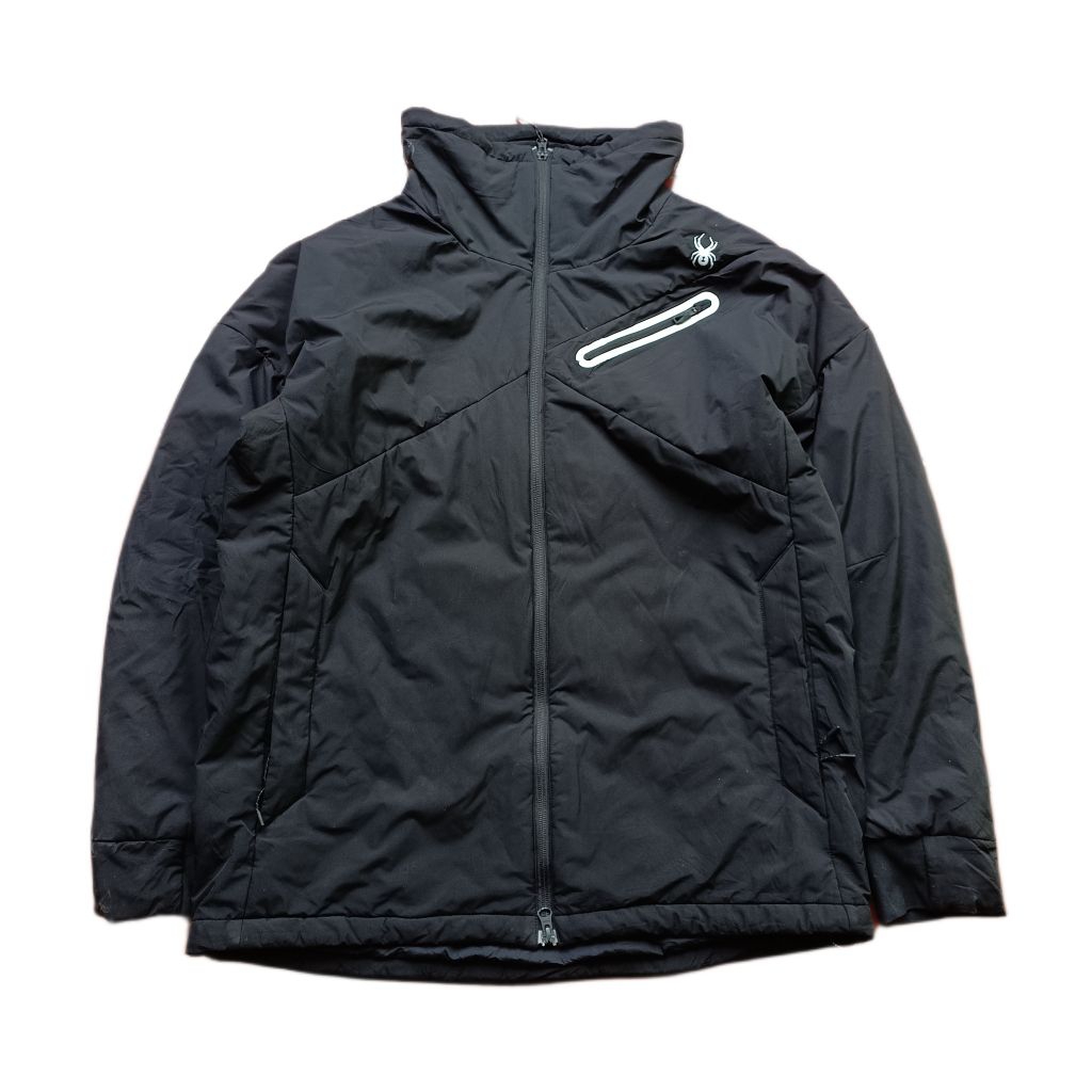 spyder casual outdoor jacket hitam XL