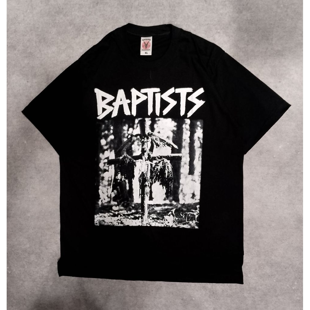 T-shirt Band BAPTISTS/Kaos Band Underground by Heivenhell/Prapatan rebel