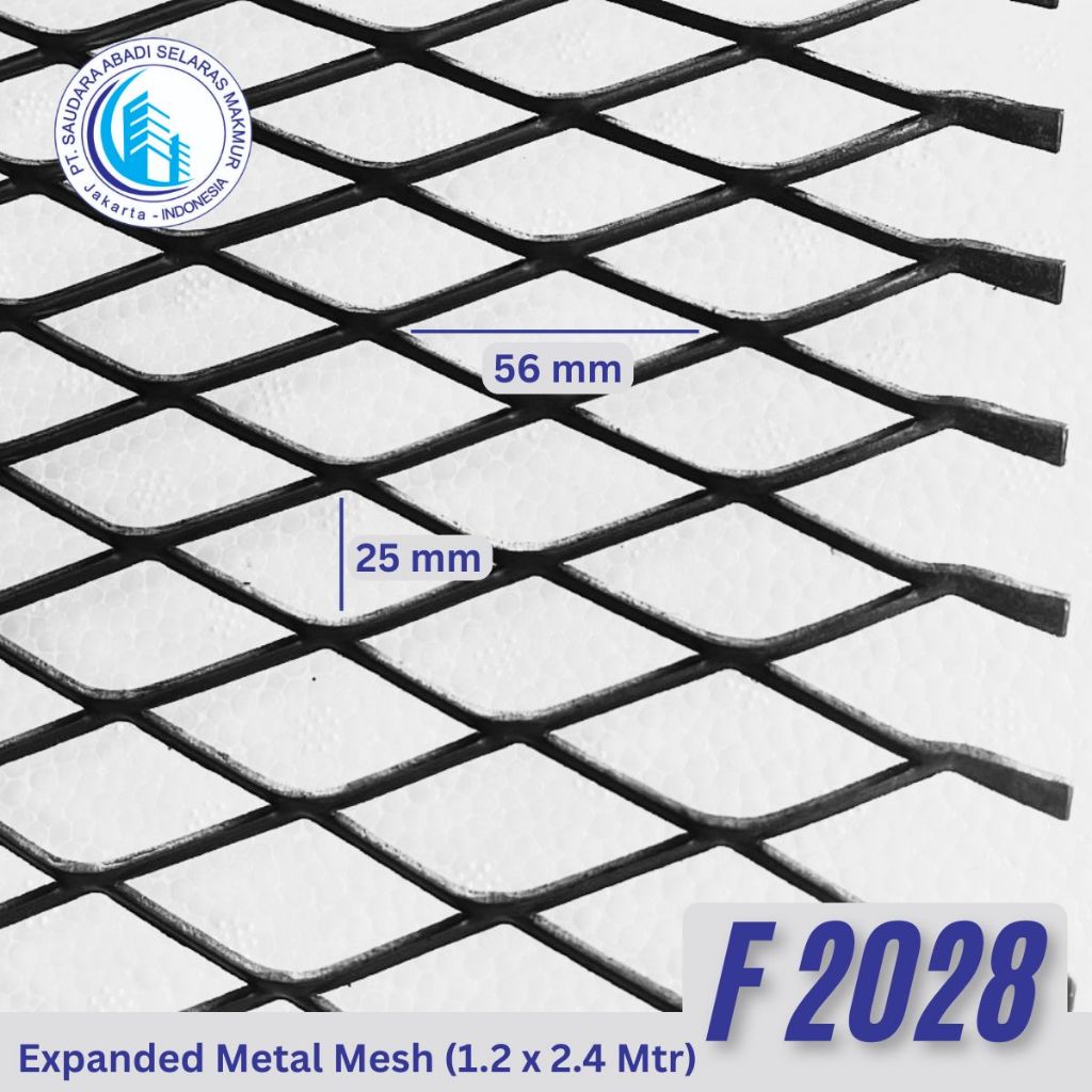 Expanded Metal 2028 / Expanded Mesh F2028 Expanda Diamond Mesh Ornamesh