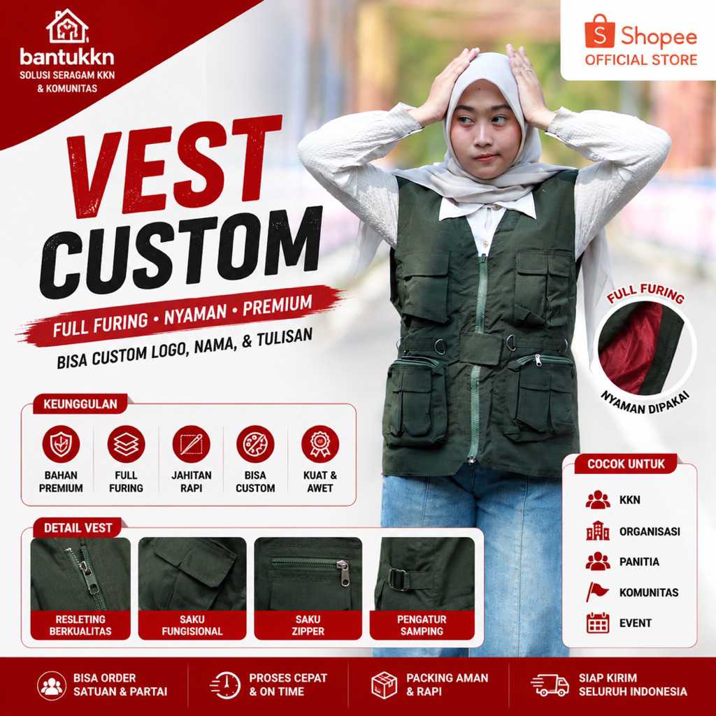 VEST/ROMPI RIPSTOP CAESAR COSTOM