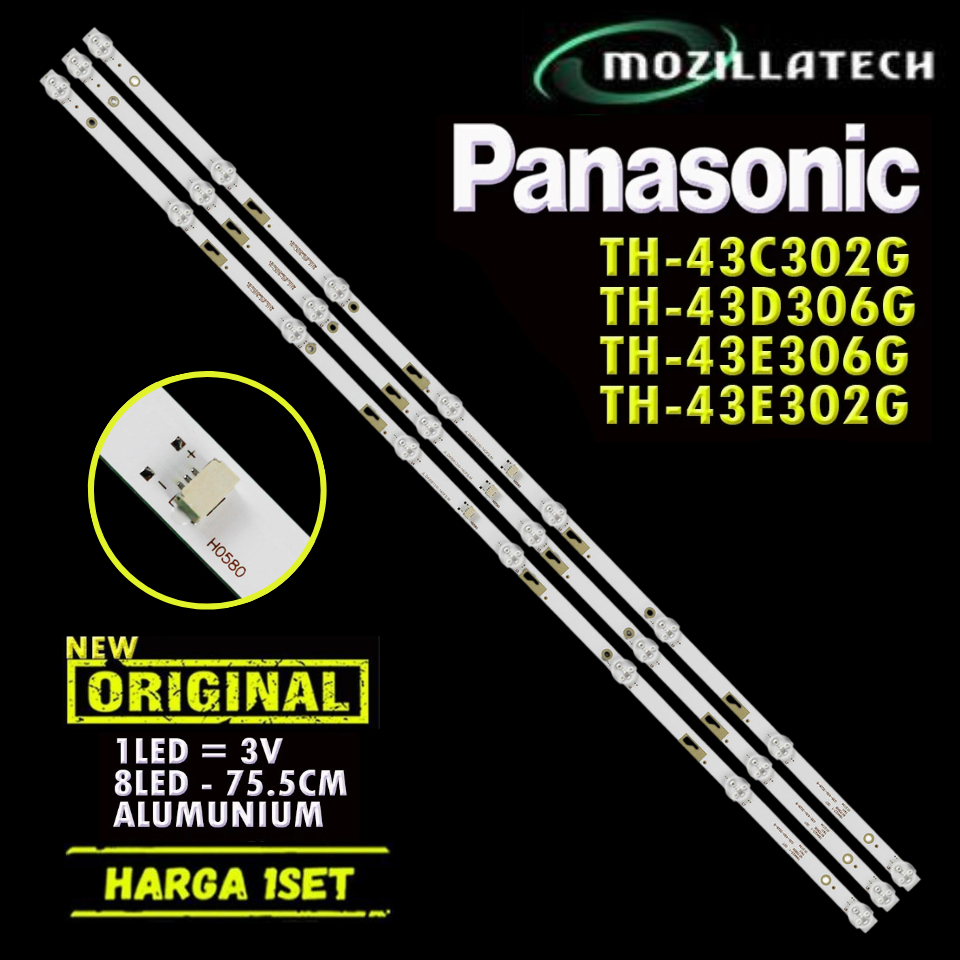 BACKLIGHT PANASONIC TH-43E306G TH-43E302G TH-43D306G TH-43C302G 43E306G 43E302G JL.D43081330-140FS-M