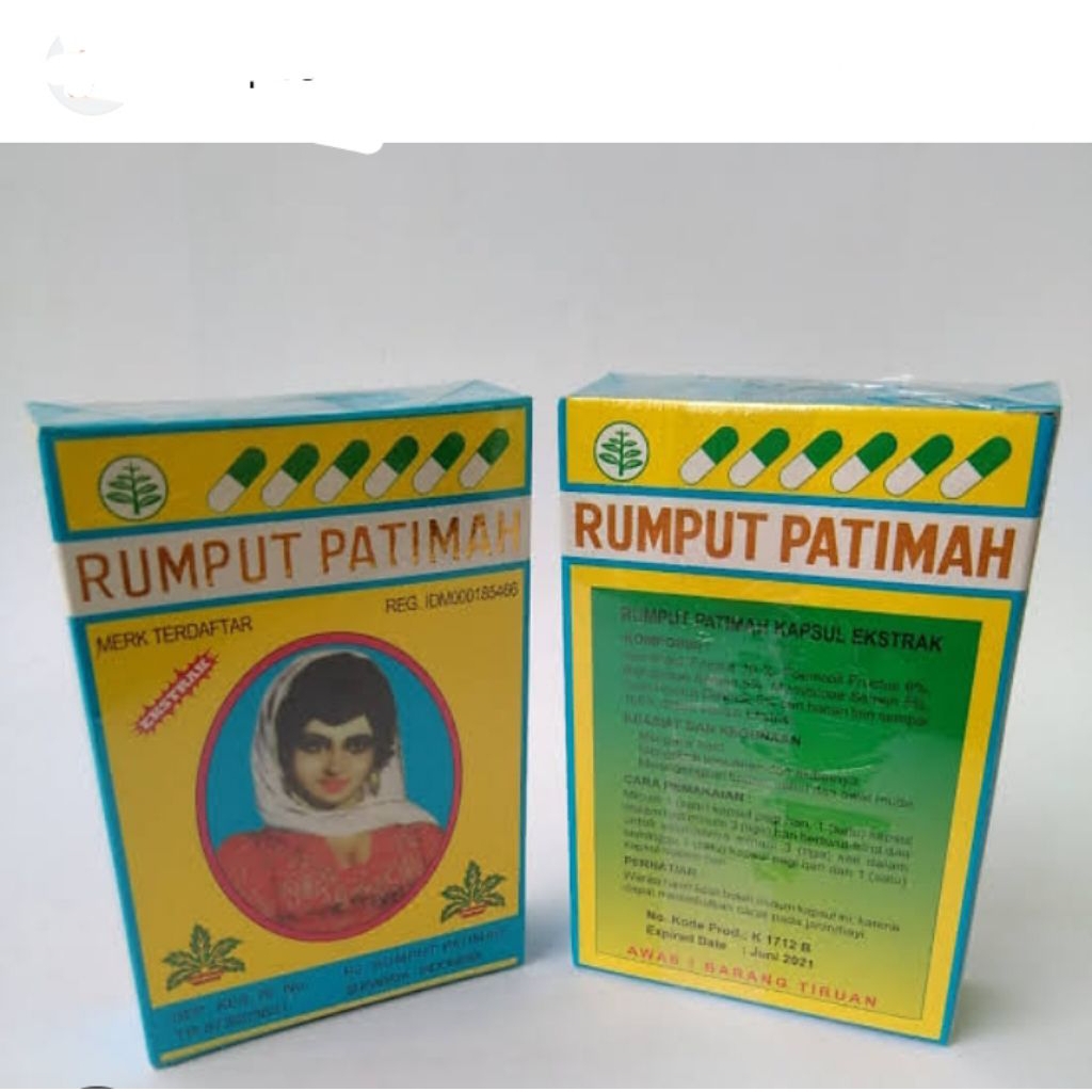 Jamu Rumput Fatimah Kapsul - Mengatur Haid, Mengobati Keputihan, Melangsingkan Badan