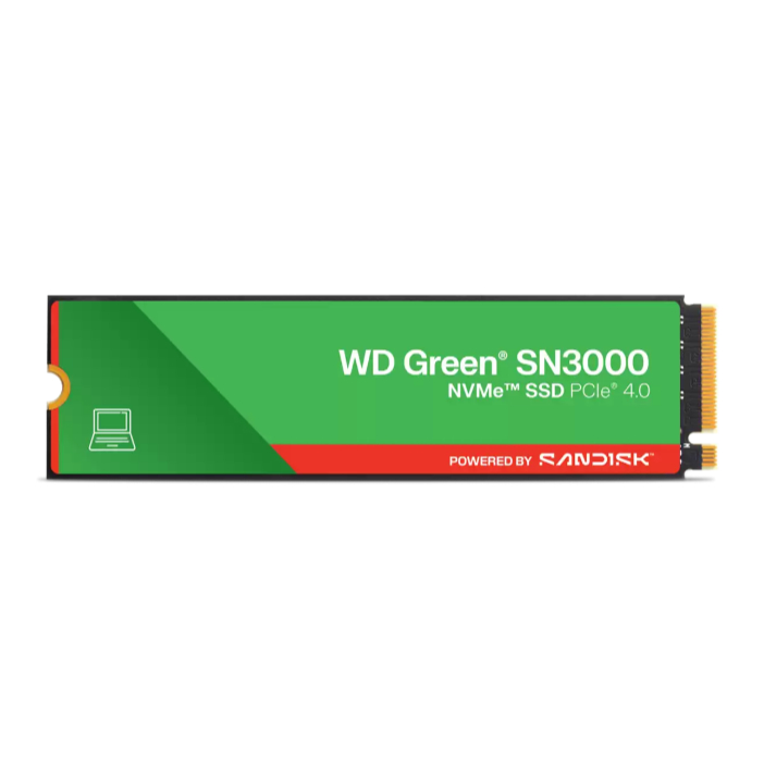 WD Green SN3000 500GB 1TB 2TB - SSD M.2 NVMe PCIe Gen 4
