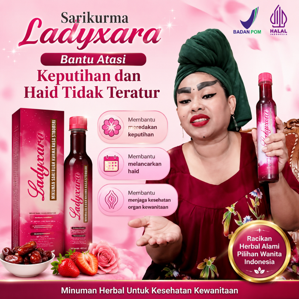 Ladyxara Sarikurma 400ML Untuk Atasi Keputihan Pada Wanita