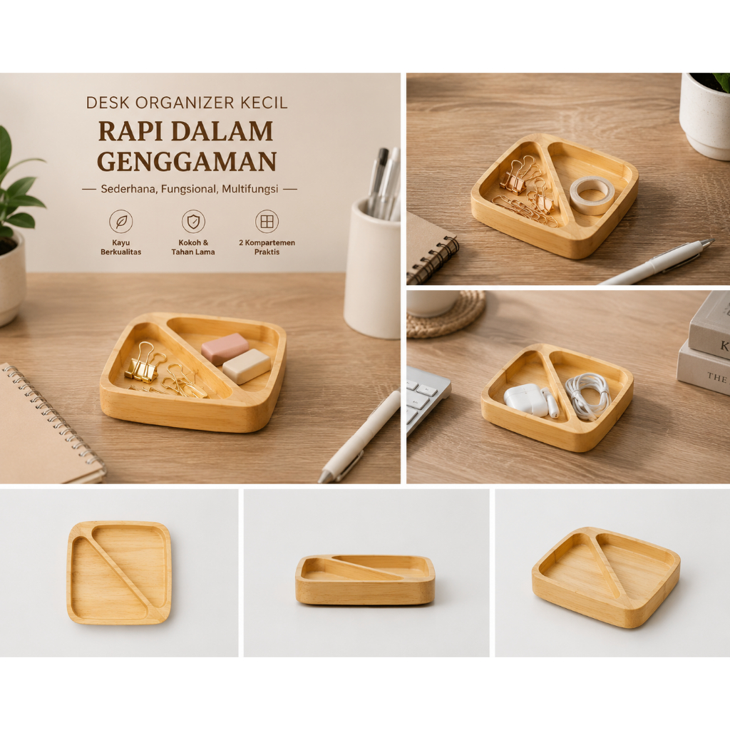 BMN Living Organizer Meja | Desk Organizer | Meja Organizer | Tempat Alat Tulis | Stationery Organiz
