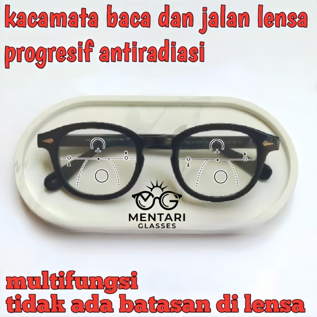 kacamata mascot lemtos kacamata pria&wanita kacamata progresivve antiradi model: F123