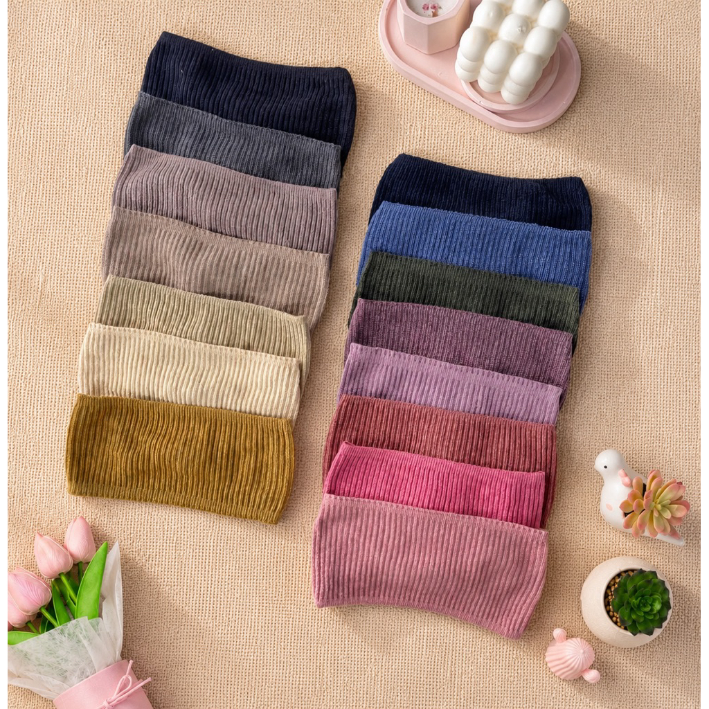 Pastellascarf | Inner Kepala | Bando Rajut Dewasa