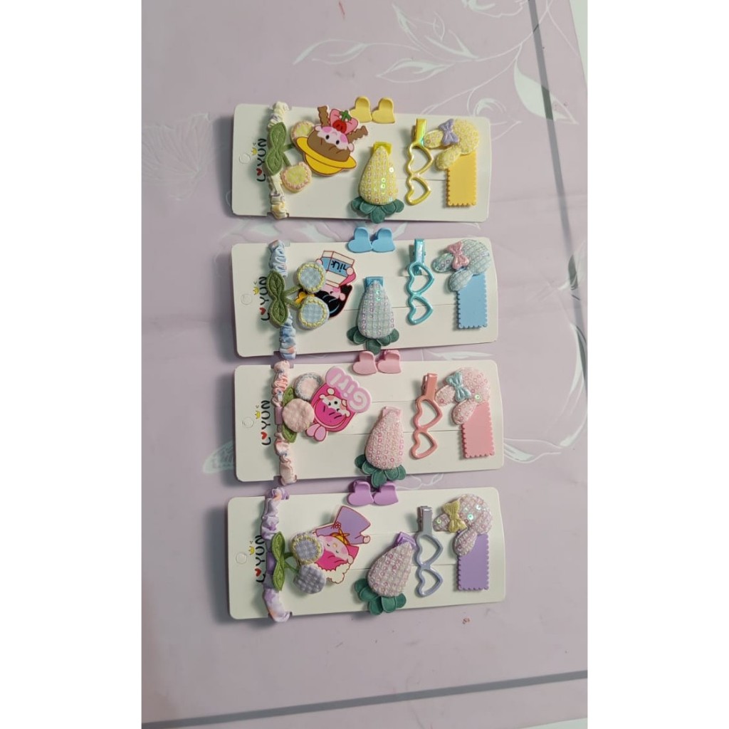 JEPIT SET CEWEK/ AKSESORIS RAMBUT ANAK ANAK LUCU