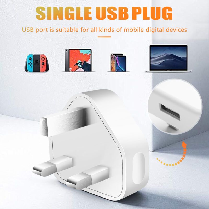 Kepala Charger Iphone Kaki 3 For Usb Adaptor