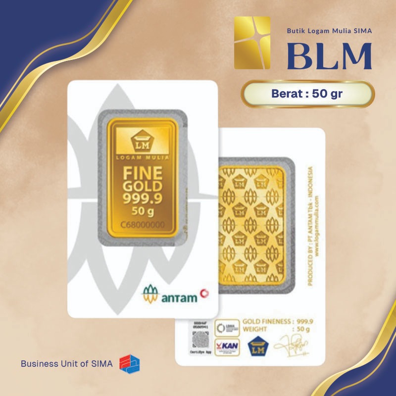 Logam Mulia Antam 50 gram