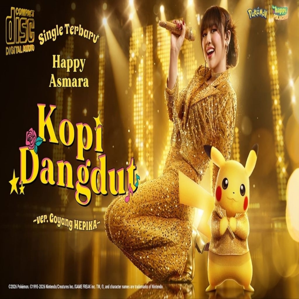 KASET CD MOBIL ORIGINAL LAGU DANGDUT KOPLO HAPPY ASMARA TERBARU-KASET CD LAGU JAWA CAMPURSARI DANGDU