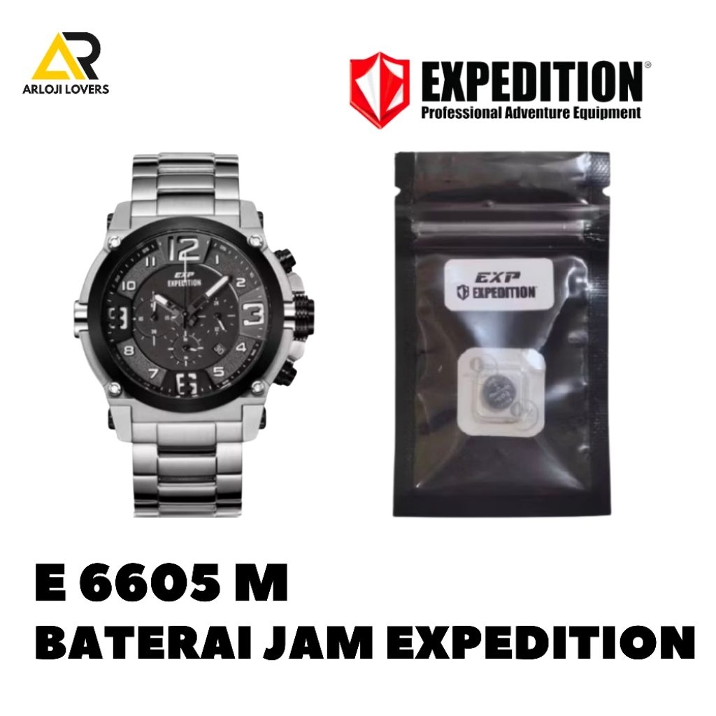 Baterai Jam Expedition Type E 6605 M Original
