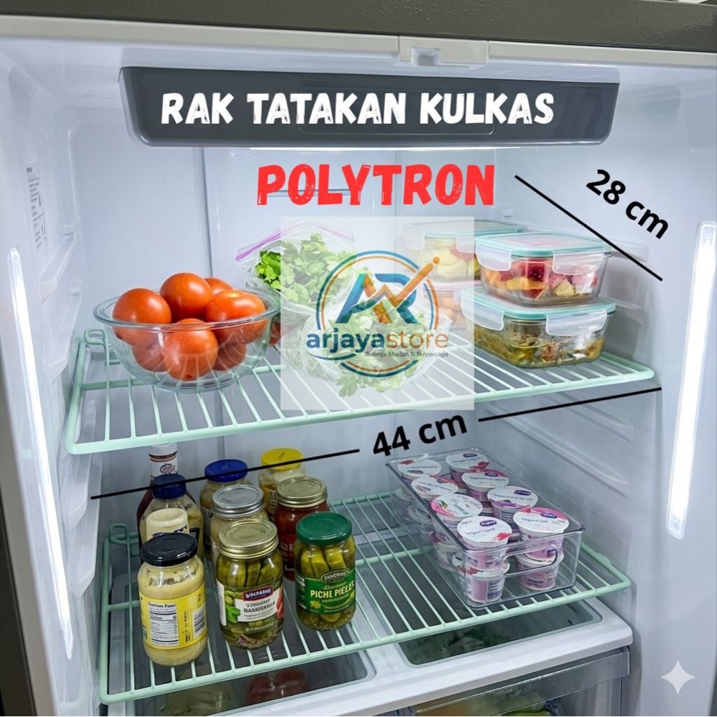 Rak kulkas / Tatakan kulkas besi 44cm×28cm untuk kulkas polytron
