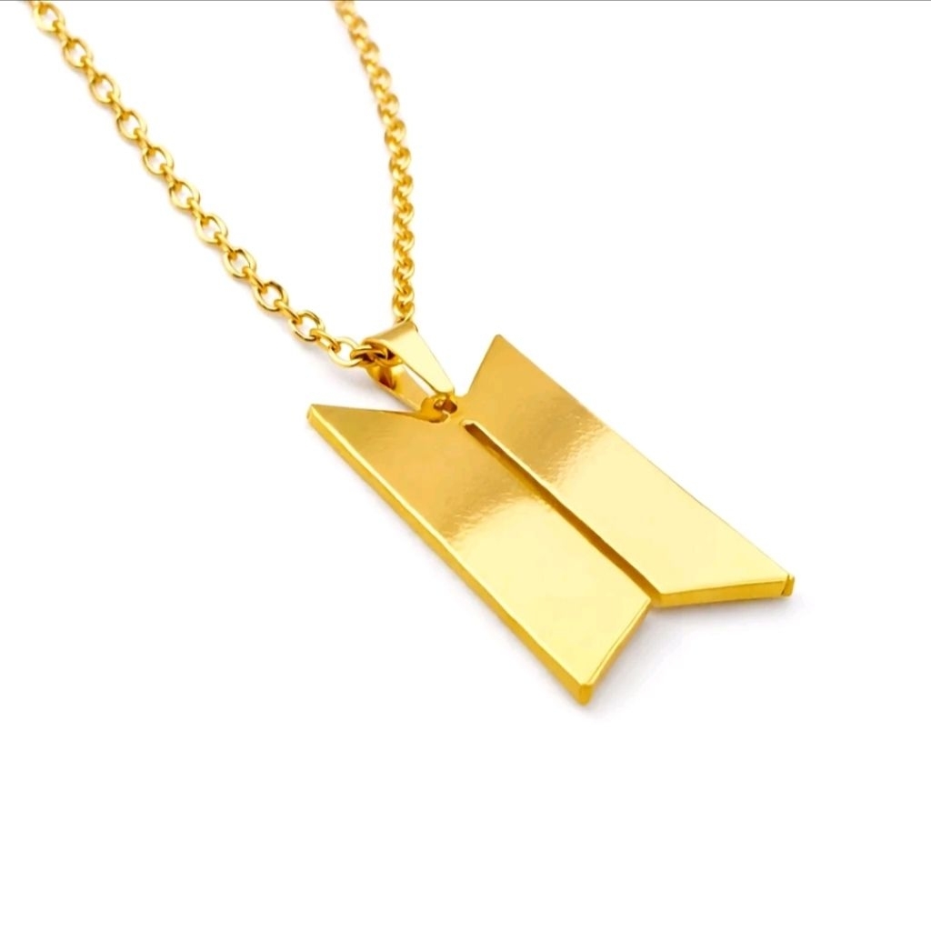 Liontin Kalung Logo BTS Termurah Anti Karat