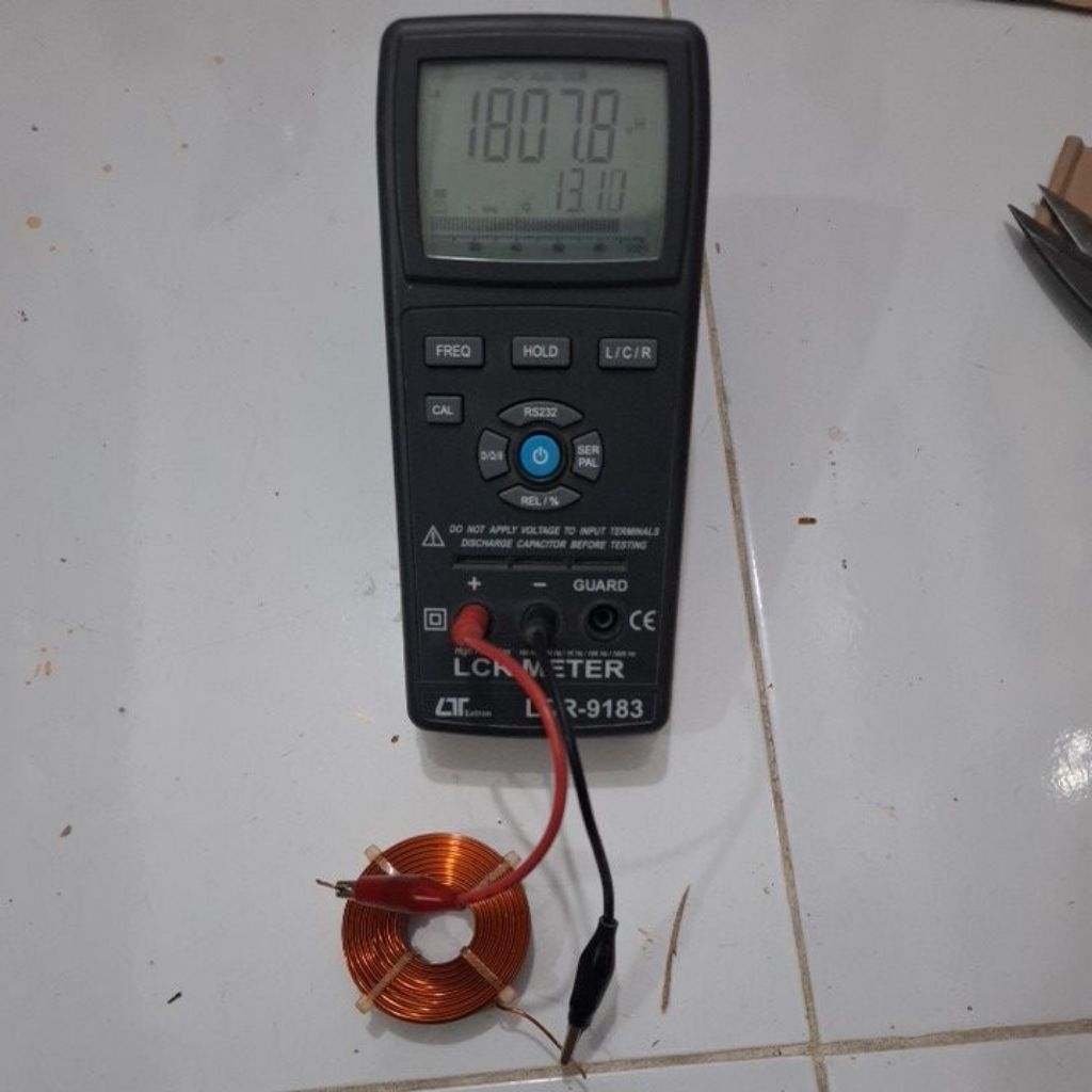 coil lilitan crossover pasif 1,8mh 1mm